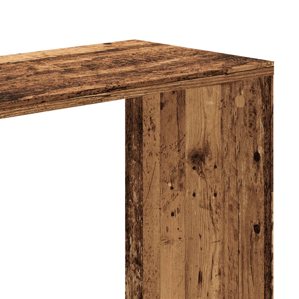 vidaXL Bücherregal 5 Böden Altholz 80,5x23,5x162,5 cm Holzwerkstoff