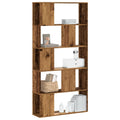 vidaXL Bücherregal 5 Böden Altholz 80,5x23,5x162,5 cm Holzwerkstoff