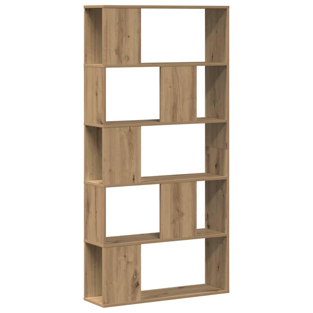 vidaXL Bücherregal 5 Böden Artisan-Eiche 80,5x23,5x162,5 Holzwerkstoff