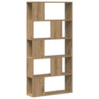 vidaXL Bücherregal 5 Böden Artisan-Eiche 80,5x23,5x162,5 Holzwerkstoff