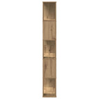vidaXL Bücherregal 5 Böden Artisan-Eiche 80,5x23,5x162,5 Holzwerkstoff