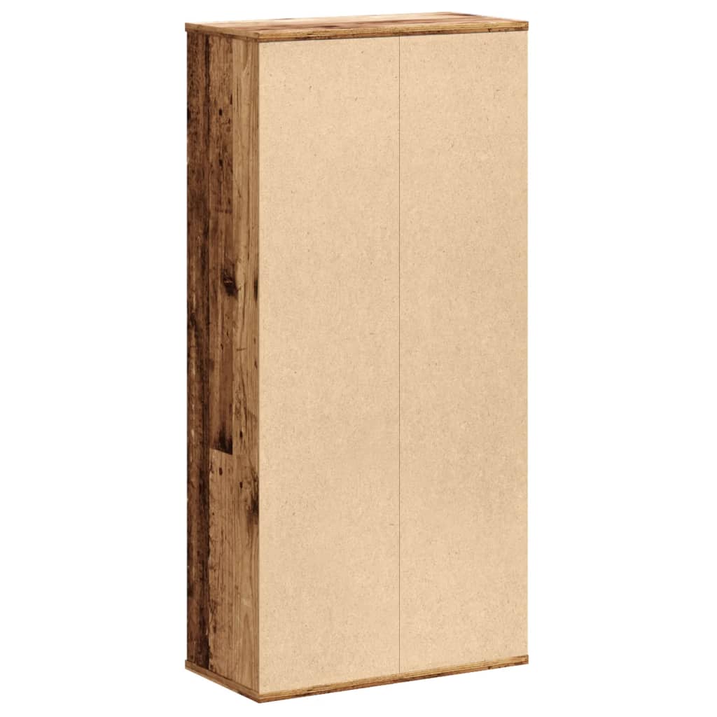 vidaXL Bücherregal Altholz-Optik 50x25x105 cm Holzwerkstoff
