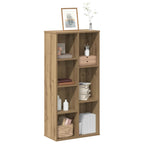 vidaXL Bücherregal Artisan-Eiche 50x25x105 cm Holzwerkstoff