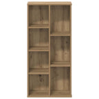 vidaXL Bücherregal Artisan-Eiche 50x25x105 cm Holzwerkstoff