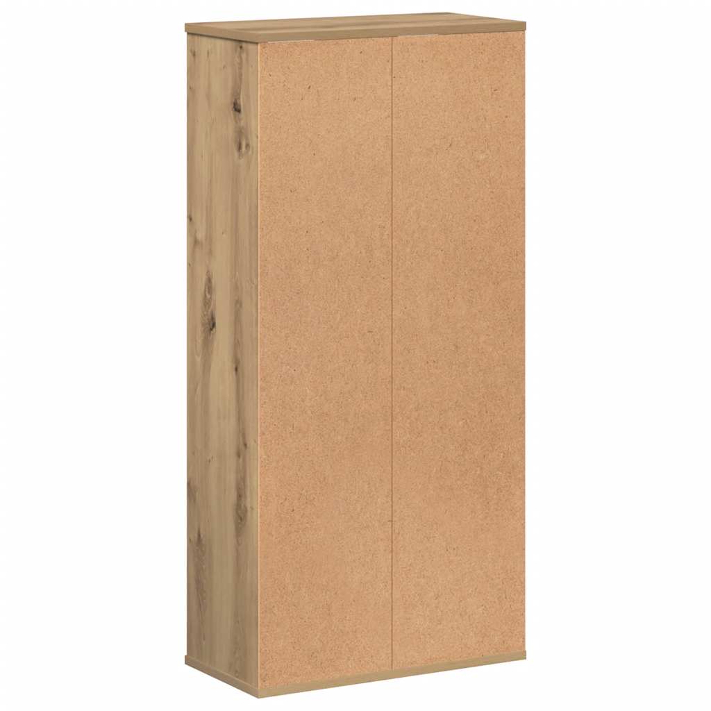 vidaXL Bücherregal Artisan-Eiche 50x25x105 cm Holzwerkstoff
