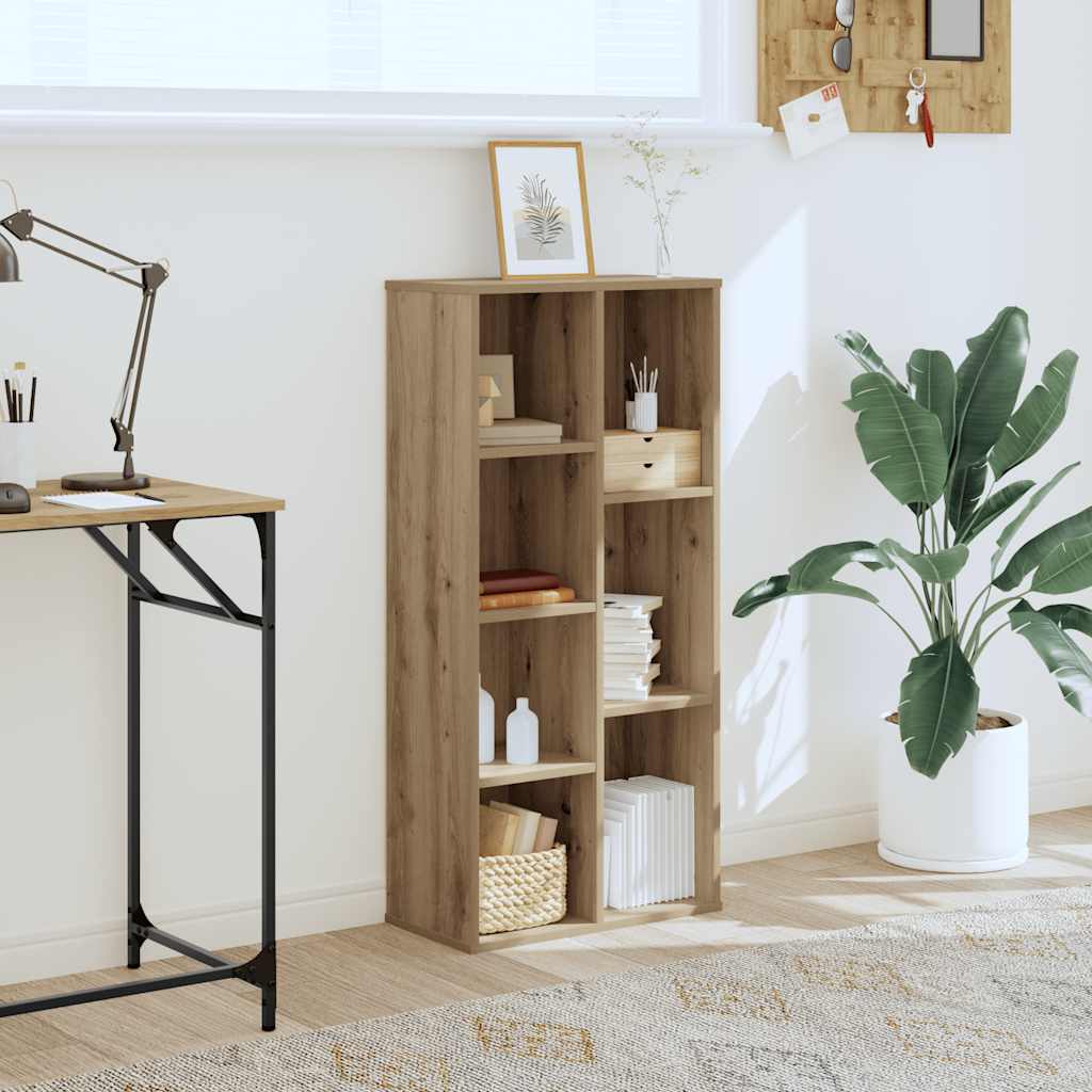vidaXL Bücherregal Artisan-Eiche 50x25x105 cm Holzwerkstoff