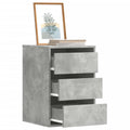 vidaXL Kommode Betongrau 40x41x58 cm Holzwerkstoff