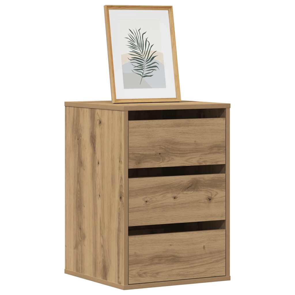 vidaXL Kommode Artisan-Eiche 40x41x58 cm Holzwerkstoff