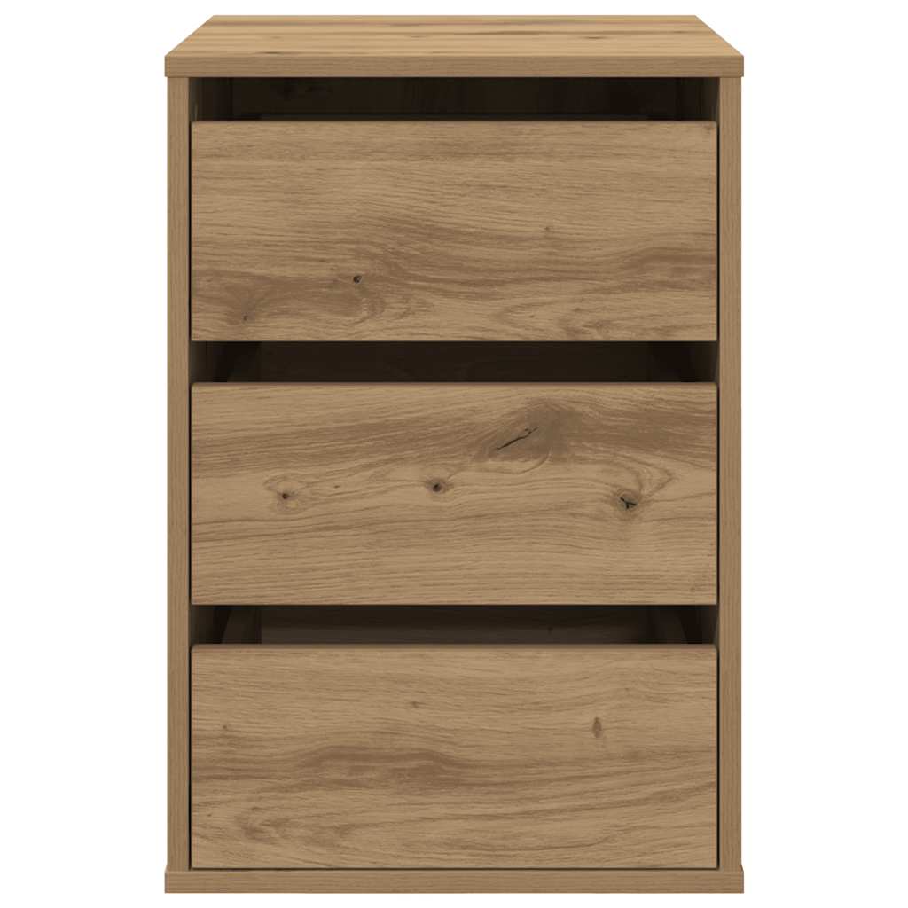 vidaXL Kommode Artisan-Eiche 40x41x58 cm Holzwerkstoff