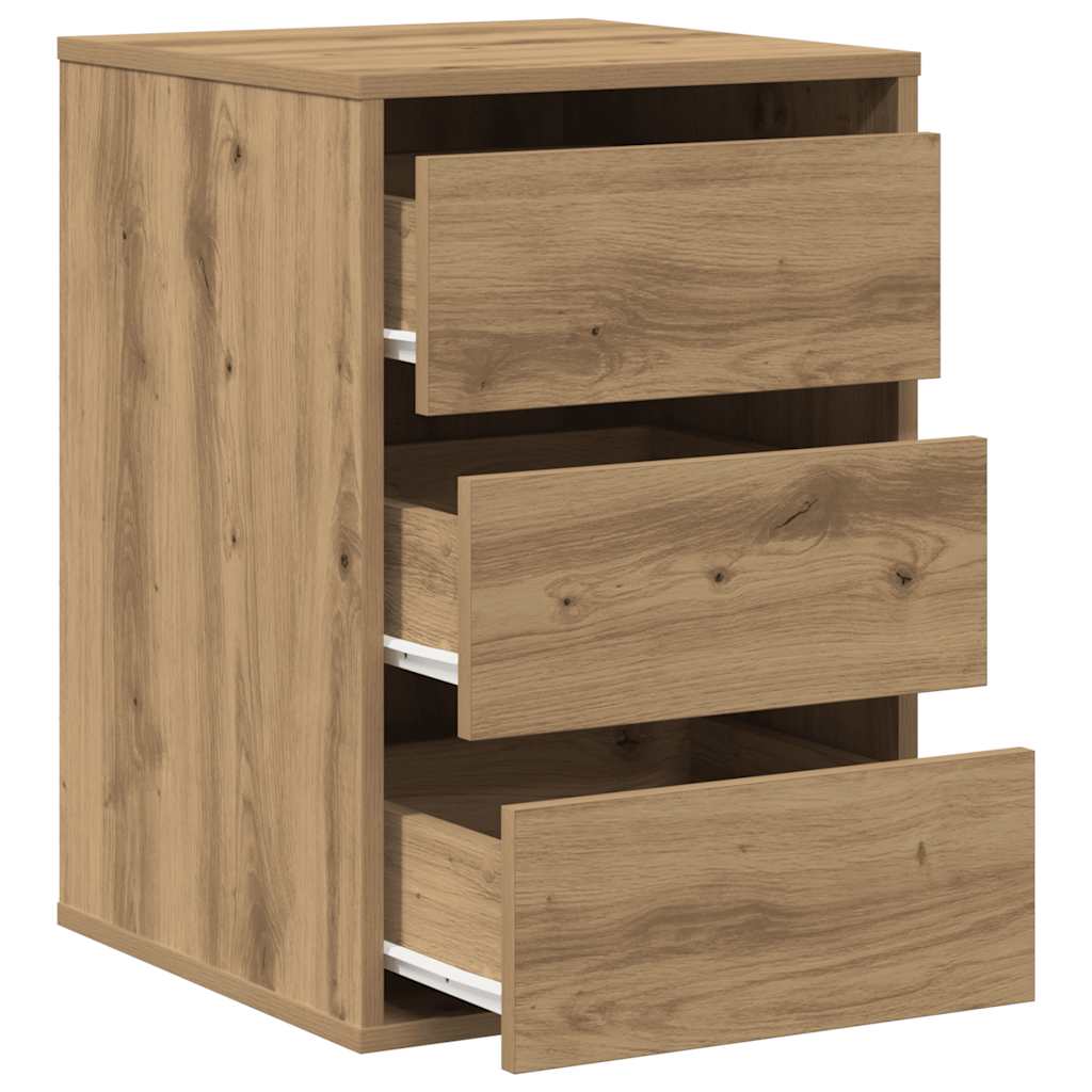 vidaXL Kommode Artisan-Eiche 40x41x58 cm Holzwerkstoff