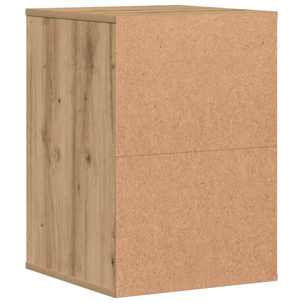vidaXL Kommode Artisan-Eiche 40x41x58 cm Holzwerkstoff