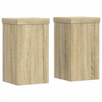 vidaXL Pflanzenständer 2 Stk. Sonoma-Eiche 10x10x18 cm Holzwerkstoff