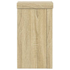 vidaXL Pflanzenständer 2 Stk. Sonoma-Eiche 10x10x18 cm Holzwerkstoff