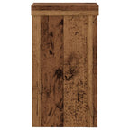 vidaXL Pflanzenständer 2 Stk. Altholz-Optik 10x10x18 cm Holzwerkstoff