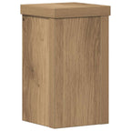 vidaXL Pflanzenständer 2 Stk. Artisan-Eiche 10x10x18 cm Holzwerkstoff