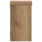 vidaXL Pflanzenständer 2 Stk. Artisan-Eiche 10x10x18 cm Holzwerkstoff