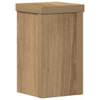 vidaXL Pflanzenständer 2 Stk. Artisan-Eiche 10x10x18 cm Holzwerkstoff