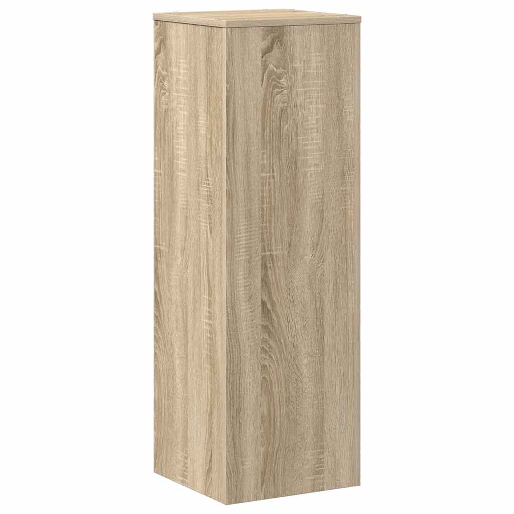 vidaXL Pflanzenständer Sonoma-Eiche 33x33x100 cm Holzwerkstoff