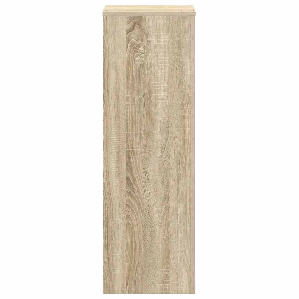 vidaXL Pflanzenständer Sonoma-Eiche 33x33x100 cm Holzwerkstoff