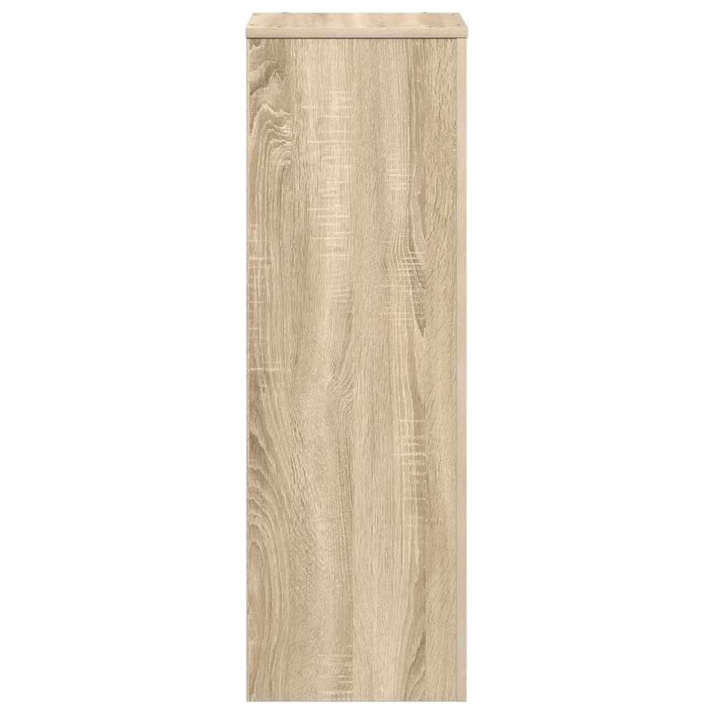 vidaXL Pflanzenständer Sonoma-Eiche 33x33x100 cm Holzwerkstoff