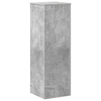 vidaXL Pflanzenständer Betongrau 33x33x100 cm Holzwerkstoff