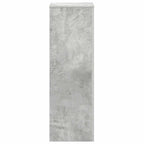 vidaXL Pflanzenständer Betongrau 33x33x100 cm Holzwerkstoff