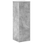 vidaXL Pflanzenständer Betongrau 33x33x100 cm Holzwerkstoff