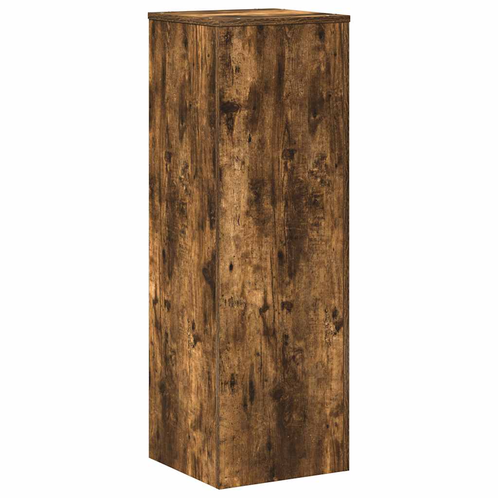 vidaXL Pflanzenständer Räuchereiche 33x33x100 cm Holzwerkstoff