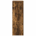 vidaXL Pflanzenständer Räuchereiche 33x33x100 cm Holzwerkstoff