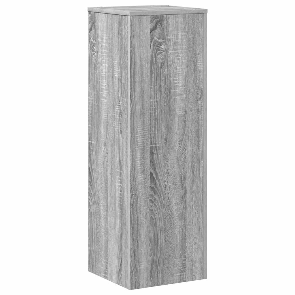 vidaXL Pflanzenständer Grau Sonoma 33x33x100 cm Holzwerkstoff