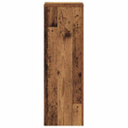 vidaXL Pflanzenständer Altholz-Optik 33x33x100 cm Holzwerkstoff