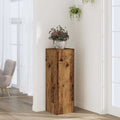 vidaXL Pflanzenständer Altholz-Optik 33x33x100 cm Holzwerkstoff