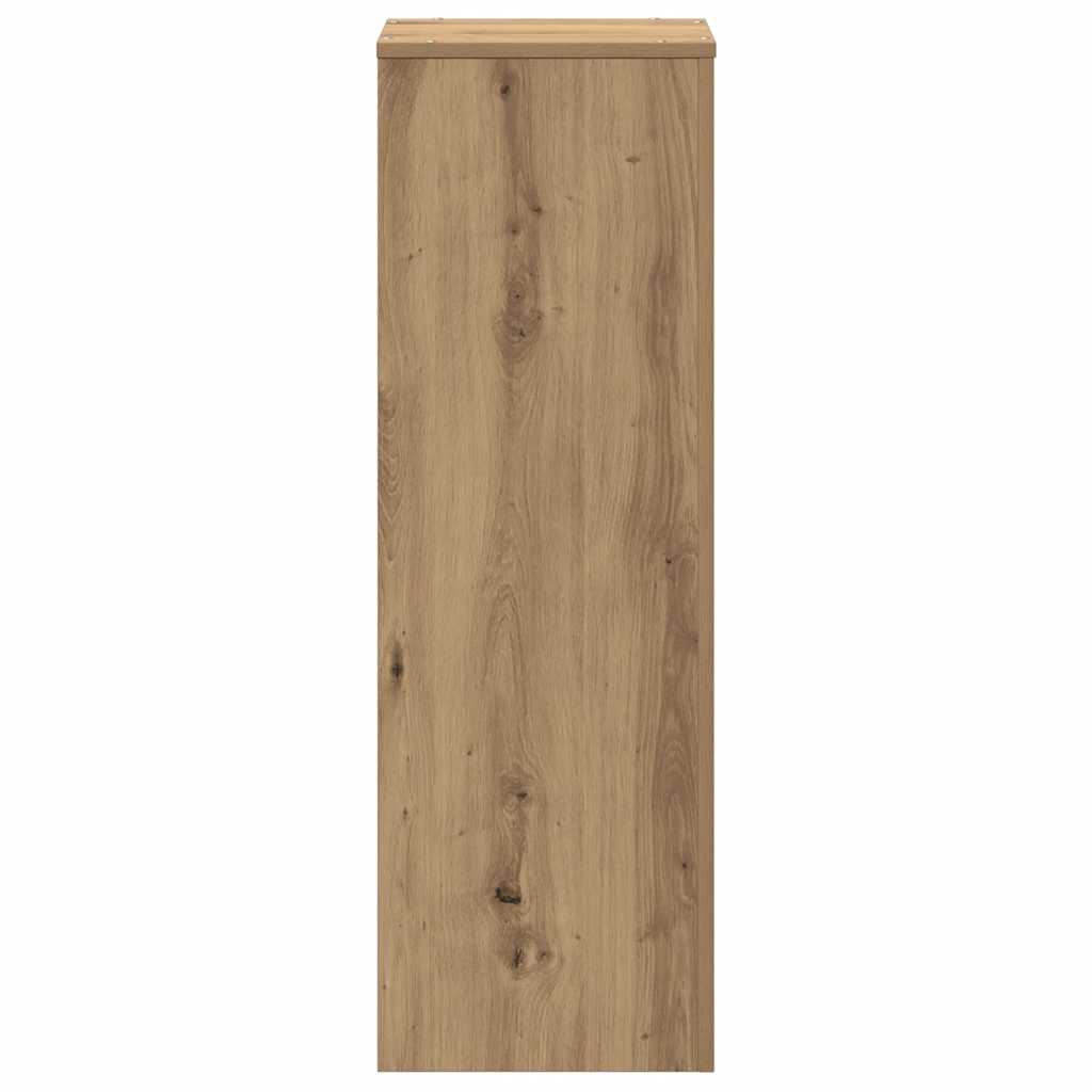 vidaXL Pflanzenständer Artisan-Eiche 33x33x100 cm Holzwerkstoff