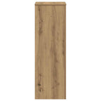 vidaXL Pflanzenständer Artisan-Eiche 33x33x100 cm Holzwerkstoff