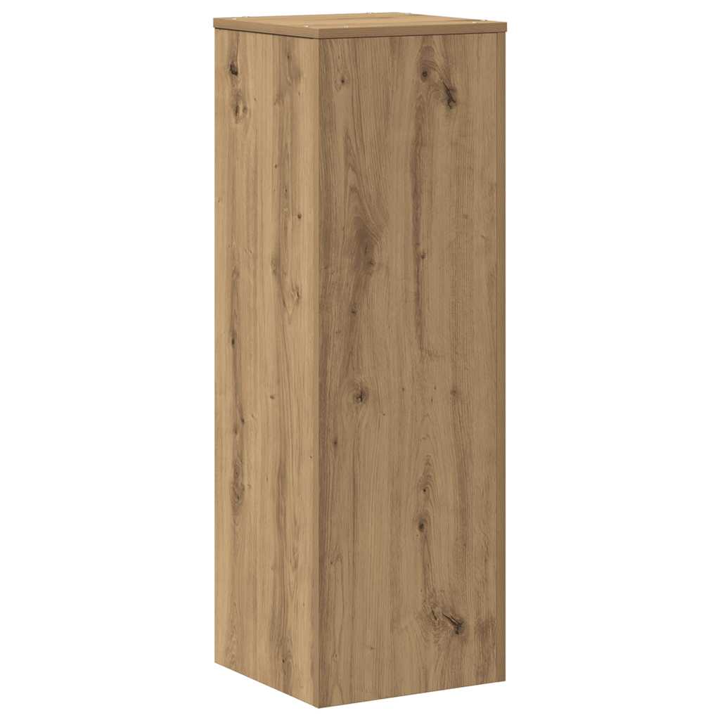 vidaXL Pflanzenständer Artisan-Eiche 33x33x100 cm Holzwerkstoff