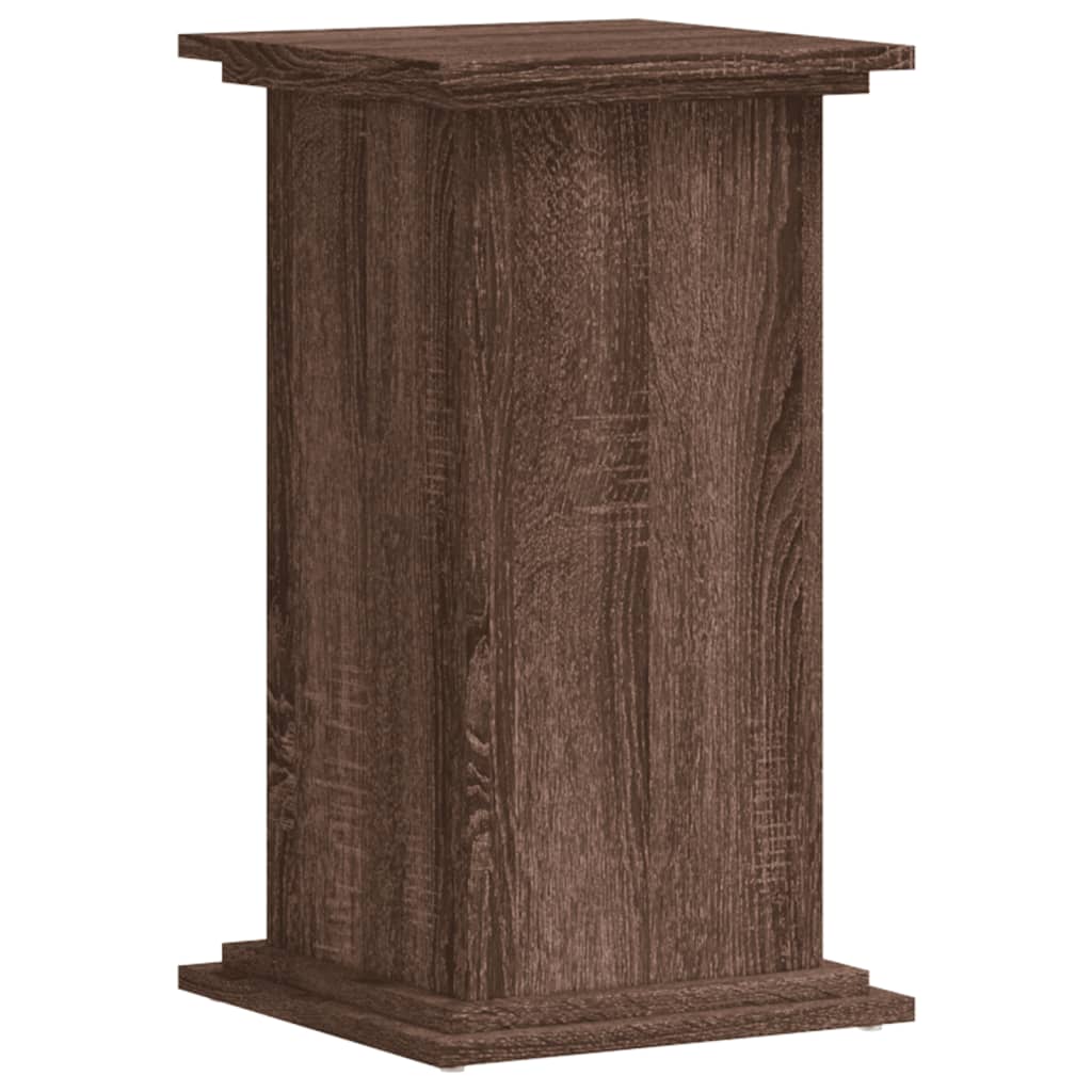 vidaXL Pflanzenständer Braun Eichen-Optik 33x33x60 cm Holzwerkstoff