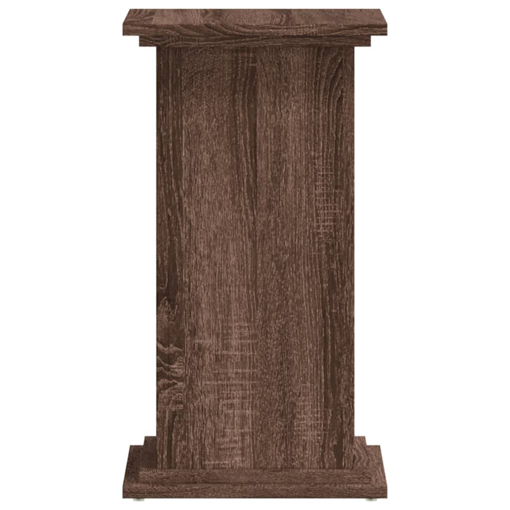 vidaXL Pflanzenständer Braun Eichen-Optik 33x33x60 cm Holzwerkstoff