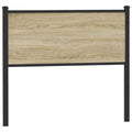 vidaXL Ersatz-Kopfteil Sonoma-Eiche 107 cm Holzwerkstoff und Stahl