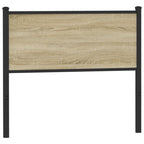 vidaXL Ersatz-Kopfteil Sonoma-Eiche 107 cm Holzwerkstoff und Stahl