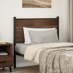 vidaXL Ersatz-Kopfteil Braun Eichen-Optik 75 cm Holzwerkstoff und Stahl