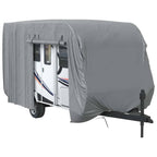 vidaXL Schutzhülle für Wohnwagen Grau 460x250x220 cm Vliesstoff