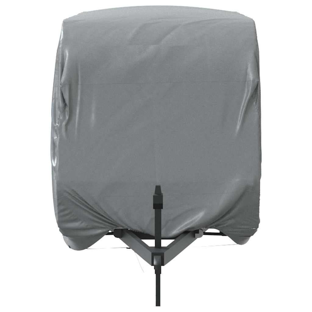 vidaXL Schutzhülle für Wohnwagen Grau 460x250x220 cm Vliesstoff