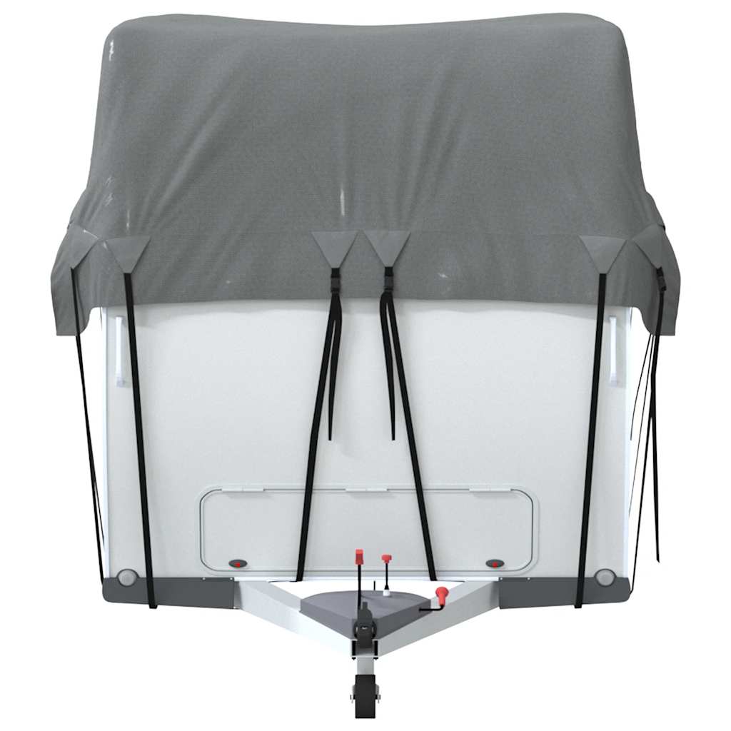 vidaXL Dachplane für Wohnwagen Grau 500x300 cm Vliesstoff