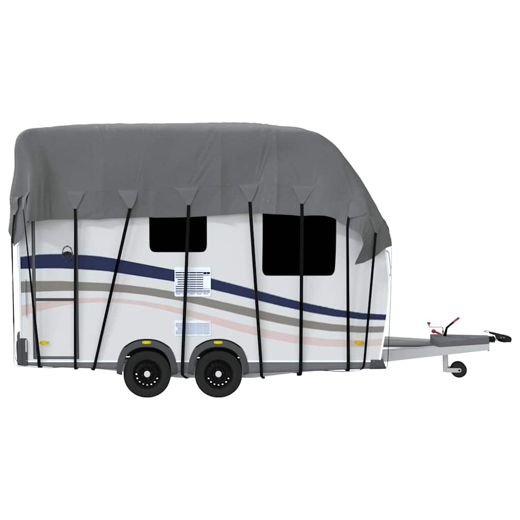 vidaXL Dachplane für Wohnwagen Grau 500x300 cm Vliesstoff