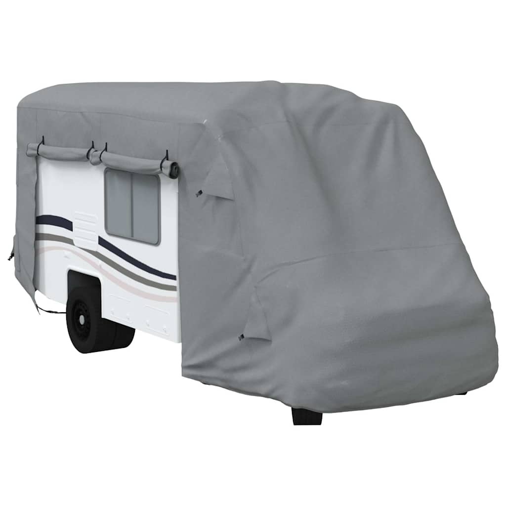 vidaXL Schutzhülle für Wohnmobil Grau 570x235x275 cm Vliesstoff