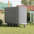 vidaXL Schutzhülle für Pferdeanhänger Grau 376x168x240 cm Vliesstoff