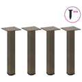vidaXL Couchtischbeine 4 Stk. Naturstahl 30-32 cm Stahl