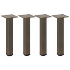vidaXL Couchtischbeine 4 Stk. Naturstahl 30-32 cm Stahl