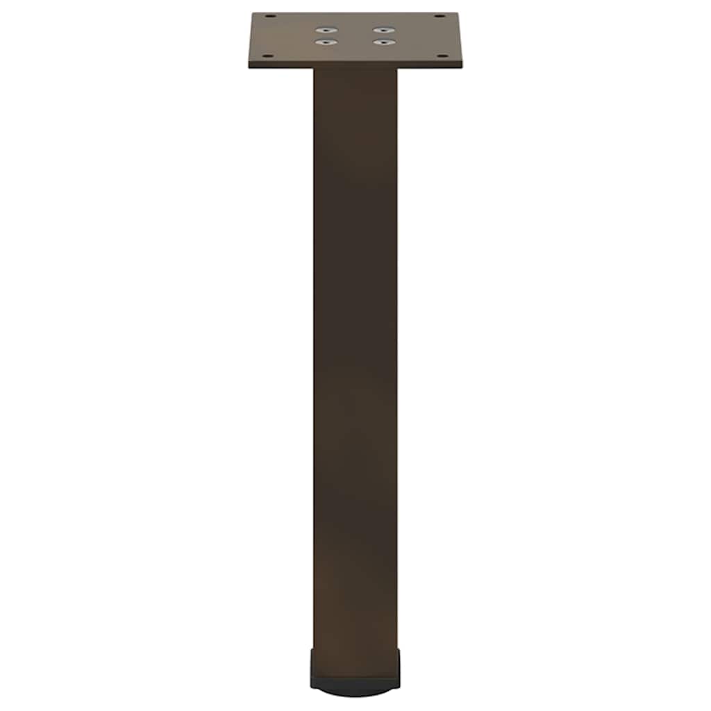 vidaXL Couchtischbeine 4 Stk. Naturstahl 30-32 cm Stahl