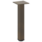 vidaXL Couchtischbeine 4 Stk. Naturstahl 42-44 cm Stahl
